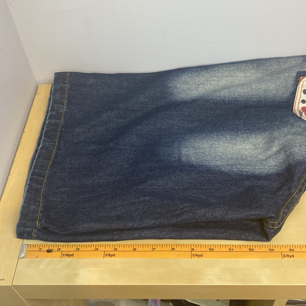Baggy Akademiks Shorts • Native Warrior denim jorts 90s - 2000s jnco style - Picture 14 of 14